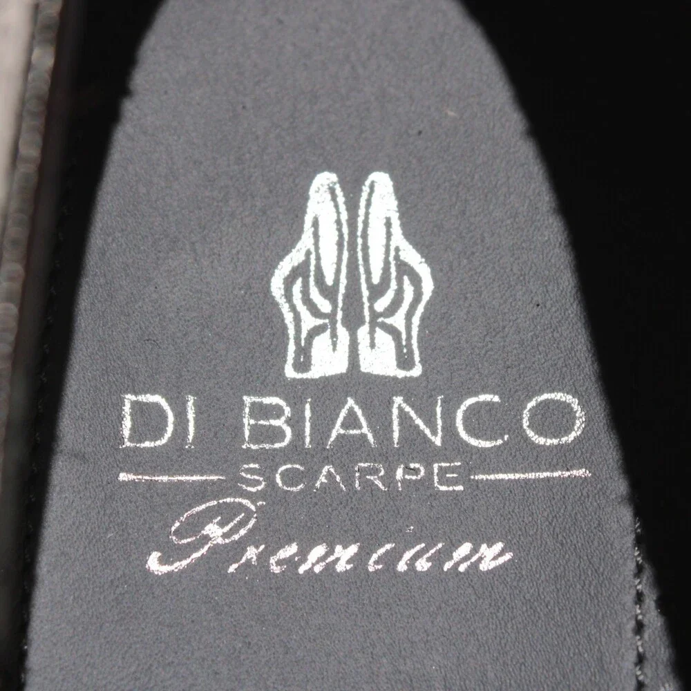 Di Bianco NWD Single Monk Strap Dress Shoes Size 9.5 US in Green Pebbled Leather